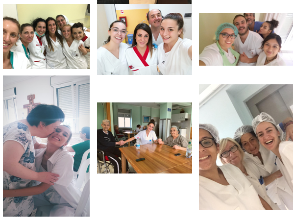 Vocational learners taking part in health and social-care work placements